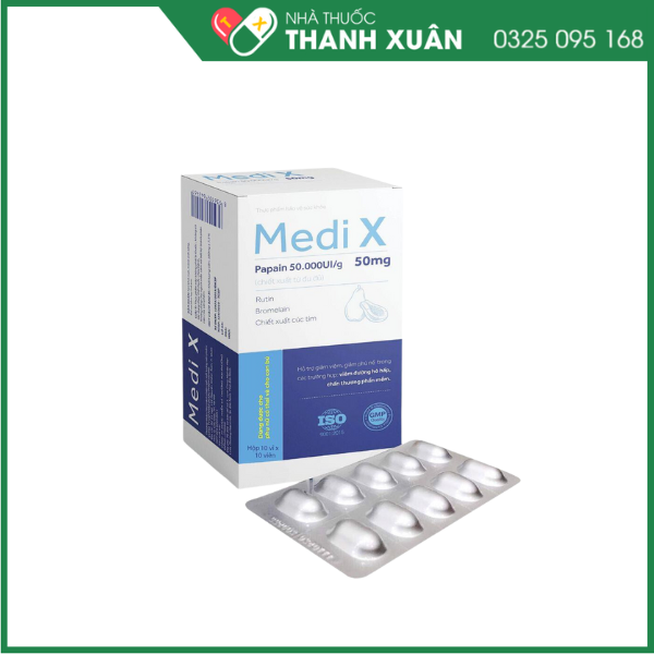 Medi X hỗ trợ giảm viêm, giảm phù nề